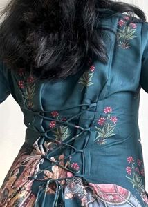 Green Kalamkari Short Kurti