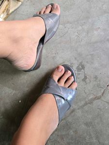 Sleek Grey Flats