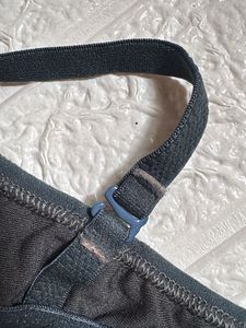 Comfortable Charcoal Blue Bra