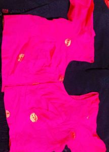 Blause For Women Pink Colour