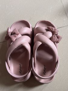 Pink Bow Sandals