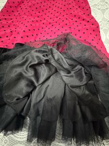 Polka Dot Strapless barbie vintage Dress
