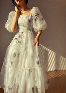 Organza dress light academia aesthetics