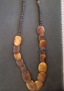 Boho Wooden Bead Necklace