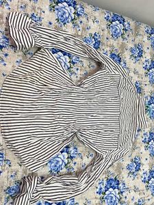 Striped Long Sleeve Button-Up Shirt