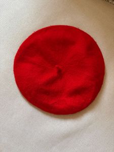 Wool Red Beret - Parisian Style