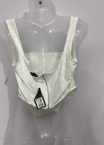 Chic White Corset Top
