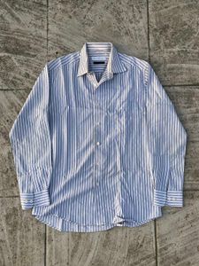 paco rabanne purple Classic Striped unisex shirt
