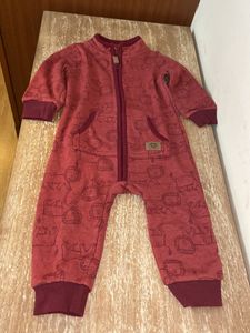 Carter - Fleece Romper - Maroon