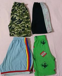 Bundle of 4 Kids Shorts