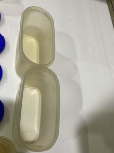Set of 4 Clear Food Storage Containers