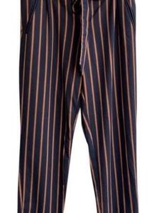ZARA Striped Trousers with Belt