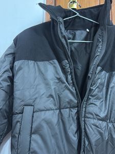 crop  Black Puffer Jacket