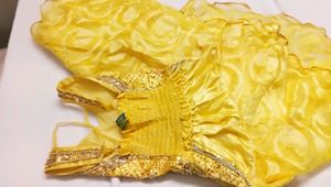 Full Flared Brasso Mul Work Gown