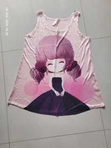 Cute Cartoon Print Nightgown