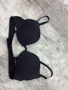 Black Padded wired Push-Up Bra