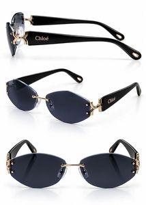 Chloe Rimless Gradient Sunglasses