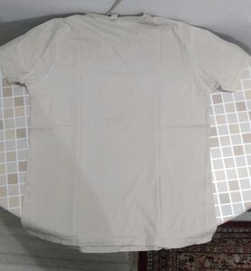 Cream Colour T-Shirt