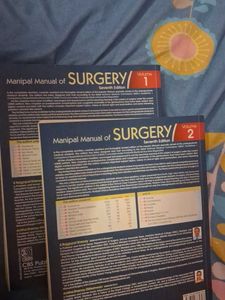 [bundle] Manipal Manual of Surgery 2 Volumes