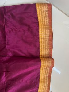 Vibrant Purple Ethnic Skirt with Dupatta