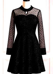 :🖤 Stylish Black Mini Frock for Women