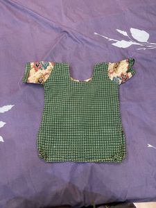 Vintage Batik Print Top
