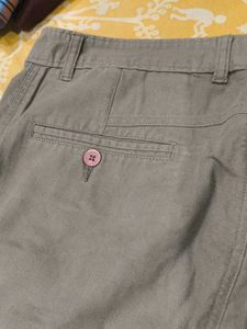 100% cotton Fab India Grey Trousers for Men