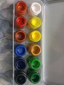 Camel Poster Colours &amp; Faber-Castell Oil Pastels