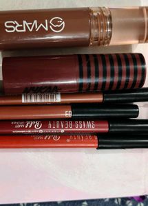 Assorted Lipsticks and Liners