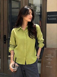 New with tag Lime Green Collared Button-Up Shirt