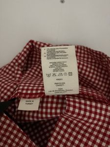 turkey HnM kids skirt Red & White Gingham Skort
