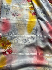 silk saree yellow