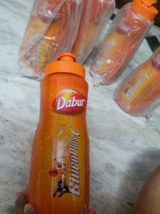 Set of 5 Orange Travel Bottles