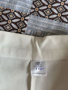 Chic White Wide-Leg Trousers