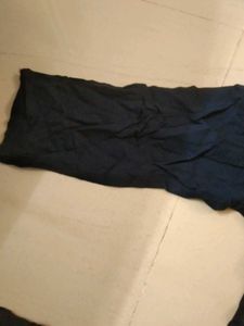 Stylish Navy Blue Embroidered Kurta