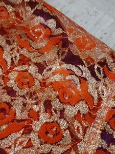 Embroidered Net Saree