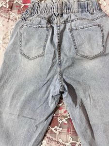 Light Wash High Waisted Wide Leg Jeans