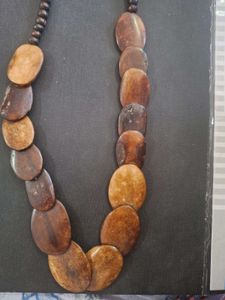 Boho Wooden Bead Necklace