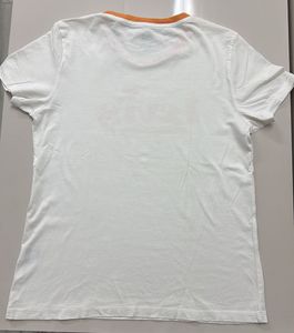Levi's White Orange Ringer T-Shirt