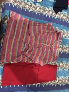Cozy Striped Pajama Set