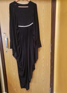 New Mermaid shape Elegant Black Abaya Dress