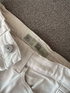 White Distressed Skinny Jeans