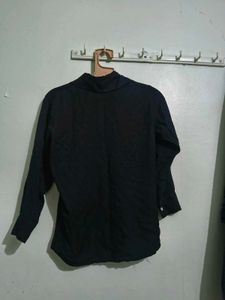 Classic Black Button-Up Shirt
