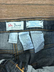 Classic Dark Wash Denim Jeans