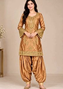 Women's Golden pathani suit Set | beautiful look