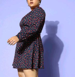 Chic Floral Print Dress
