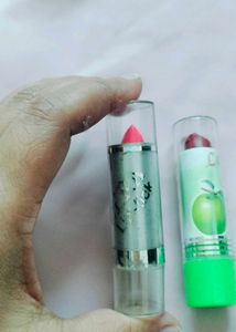 Two Lipsticks - Pink &amp; Burgundy combo