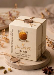 Handmade Scented Candle - Ladoo Blossom
