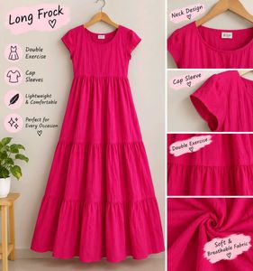 Vibrant coloured girls dresses