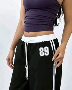 Y2K Style Wide Leg Track Pants